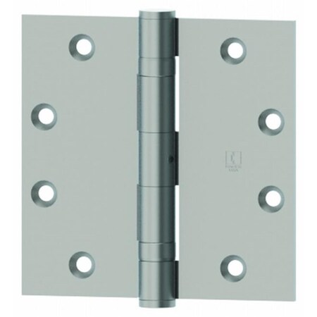 Patioplus 4 x 4 in. Full Mortise Five Knuckle Plain Bearing Standard Weight Hinge, No. 035188 Black Nickel PA1647304
